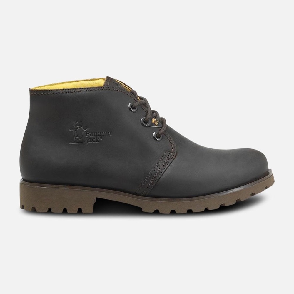 !SOLD! HAVANA JOE Dark Brown Leather Mr. Panama Jack Waxy Waterproof Ankle Boots - Picture 2 of 16